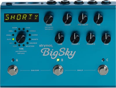 Strymon Big Sky - Multi reverb - Blauw
