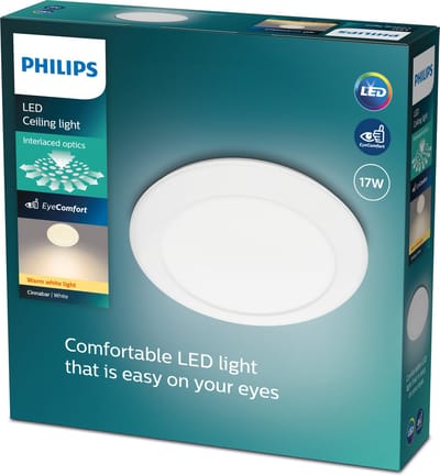 Philips Cinnabar plafonnière - warmwit licht - 32cm
