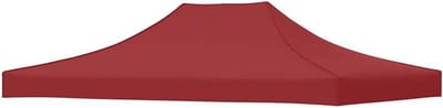 Partytentdak - Tentdak Vervanging - Buiten Beschermen - UV Bestendig - 45 x 3 m - Bordeaux