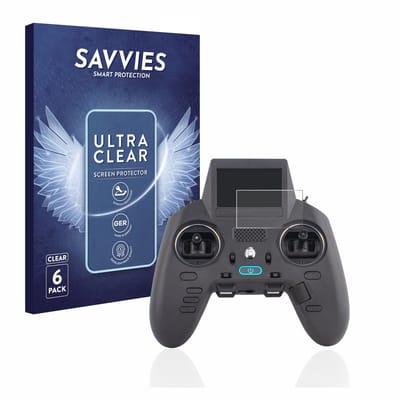 Savvies - Screenprotector voor Radiomaster Zorro - Folie Beschermfolie transparant 6 Stuks
