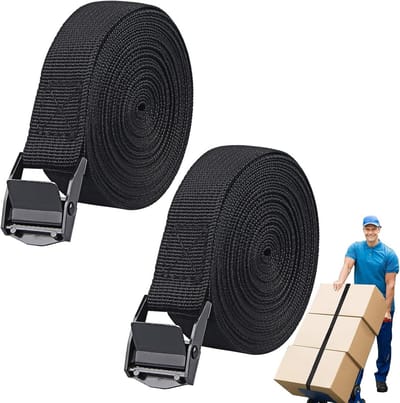 Verstelbare lashing strap 2,5 m x 25 mm voor veilige ladingbeveiliging en transport