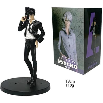 En Stock Original 18cm Psycho-Pass Makishima Shogo Figurine Anime Parade Kougami Shinya Figurine d'Action Modèle Poupée Jouet Cadeau d'Anniversaire
