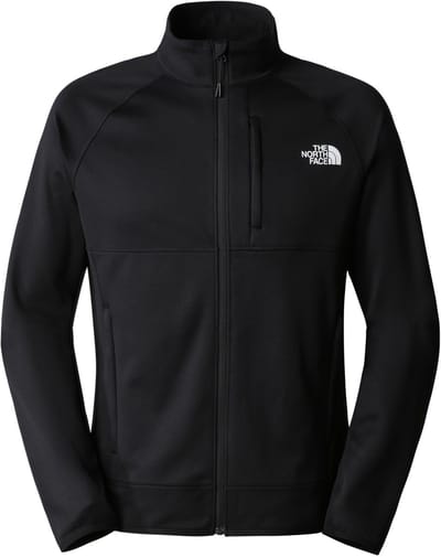 The North Face - Heren Fleecejas Canyonlands met ritssluiting - Teddyjas voor wandelen en buitenactiviteiten - Fleece in middelgewicht met zakken met veilige ritssluiting - TNF Black, L