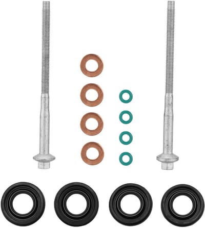 Allecto - Brandstofinjectorpakkingset - Vervangingsset - ABS en Metalen - Geschikt voor Transit 2006-2020 - Hoogwaardige afdichtingen - Betrouwbare...