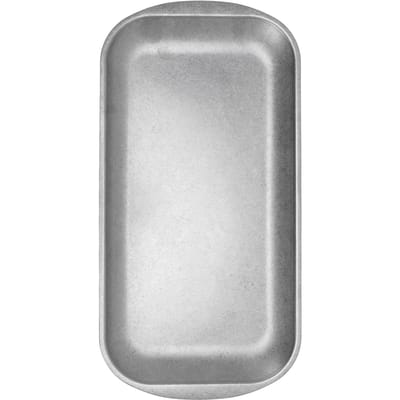 Plaque Rectangulaire en Acier Inoxydable 304 Vintage Mate Industrielle Plateau Assiette Rectangulaire pour T Dessert