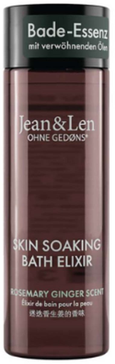Jean & Len Skin Soaking Bath Elixir - Rosemary Ginger | 1x 100ml - Luxe Badolie met Rozemarijn & Gember | Ontspannend & Verzorgend