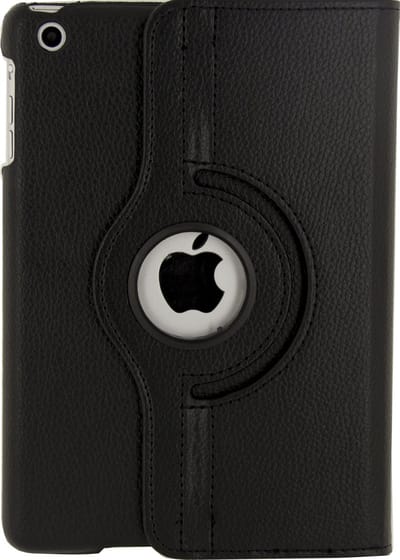 Xccess Tablethoes geschikt voor Apple iPad Mini 1 (2012) Hoes | Xccess Rotating Stand Draaibare Bookcase - Zwart