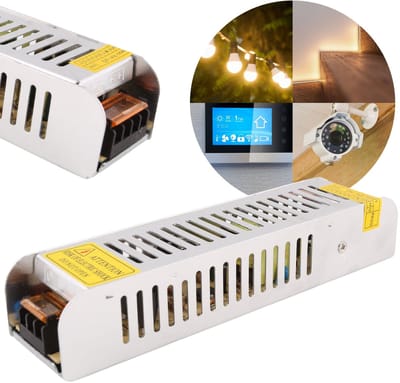 Stroomvoorziening LED 80W 12V 6.6A IP20 SLIM 160x45x35mm