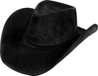 Boland - Hoed cowboy Wyoming zwart Zwart - 58 - Volwassenen - Mannen - Cowboy - Indiaan