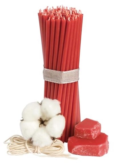 Rituele kaarsen van natuurlijke bijenwas - 20 stuks, 16 cm, 7 kleuren voor meditatie en rituelen