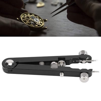 JHUBERS- Horloge Band Tool Professionele Reparatie - Horloge Band Inkorter - Horloge Gereedschap Set - Duurzaam Aluminium - Klein en Draagbaar - Eenvoudig in Gebruik