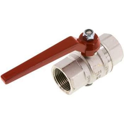 Rp 1 inch Siliconenvrij 2-Weg Messing Kogelkraan - BL2BN-M-FS-100