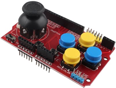 Dailygoody - Joystick Toetsenbord Uitbreiding - Speeljoystick - Ideaal voor Simulaties - Compact Formaat - Arduino Compatibel - Inclusief LCD Interfac