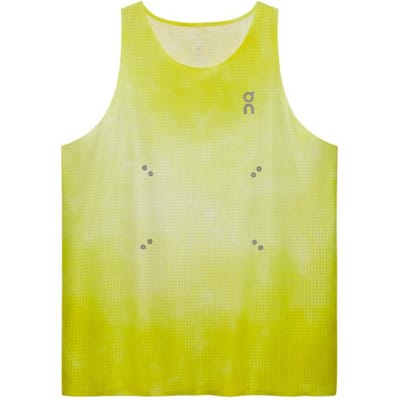 On Pace Tank CleanCloud Hardlopen Comfortabel Eenvoudig Mouwloos Vest Heren tops Limoen 1MF10022347 S beige