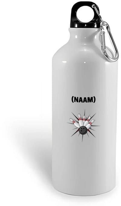 Hacebo® - Bowlen met eigen naam waterfles - Bowlen - Bowler - Sport - water fles - 400ML