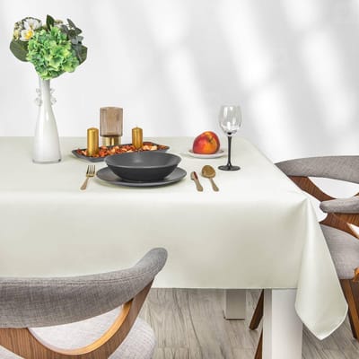 Cozy Home & Living - Serie - Tafellaken - 140 cm - Ronde - Ecru - Klassiek