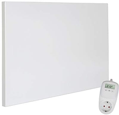 Infrarood Wandverwarming met Thermostaat – Energiezuinige Carbon Crystal Paneelverwarming voor Badkamer – 300W