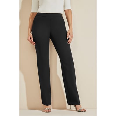 GUESS Marciano By  Sally Pant Jet Black Straight Size: 36 | Straight Pants Outlet | Dames | Zwart