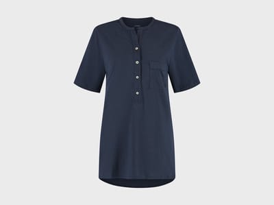 Yumeko pyjama t-shirt dames jersey midnight blauw m