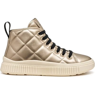 GEOX LAQUINNY MEISJES Sneakers - PLATINA - Maat 35