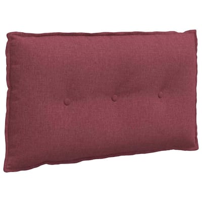 vidaXL - Rugkussen - Wijnrood - 200 - x - 19 - x - 50 - cm - Stof