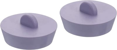 2 stuks rubberen afvoerstoppen voor badkuip, geschikt van 1-3/4 inch tot 28 inch, rubberen afvoerstop voor wastafel, keuken, badkamer, grijs