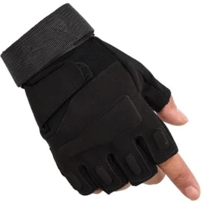 Nieuwe Vingerloze Tactische Handschoenen Rijden Fitness Gym Handschoenen Mannen Vrouwen Antislip Anti-Slip Fietsen Halve Vinger Heren Handschoenen L