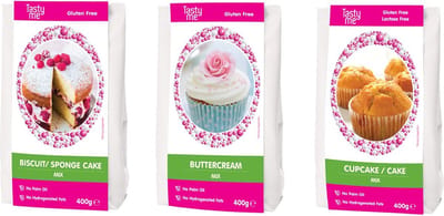 Set 7 van 3 Starter mixen glutenvrij - glutenvrij bakken - Tasty Me