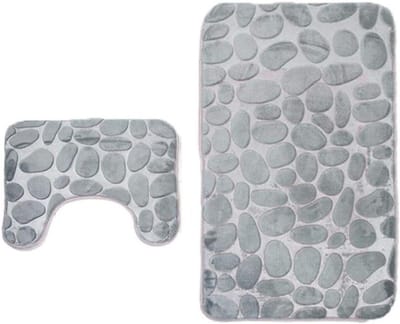 Toiletzitting Cover - WC Bril Mat - Warmte Comfort - Antislip Zuig Grip - Universeel - Lichtgrijs