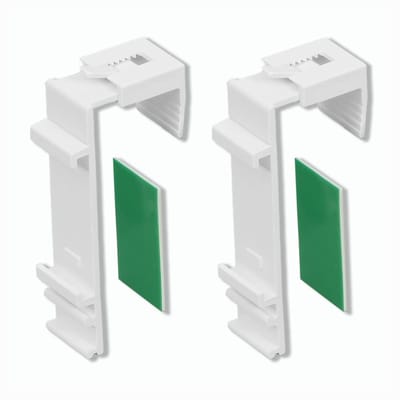 Klemhouder voor Klemmfix rolgordijnen zonder boren - Accessoire voor pvc-raam (2 stuks)