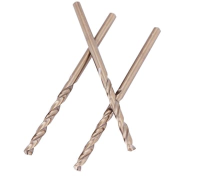 Dailygoods- Boorset HSS CO/M35 - Boren Set 1.0-5.0mm - Duurzaam - Scherp - Splitpuntpunt 135 graden - Voor Roestvrij Staal - Boor