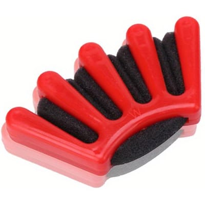 1 pièce d'éponge à tresser pour cheveux - Outil de tressage adapté aux torsades DIY, aux tresses collées, aux dégradés - Hommes et Femmes, Éponge à tresser pour coiffure rouge