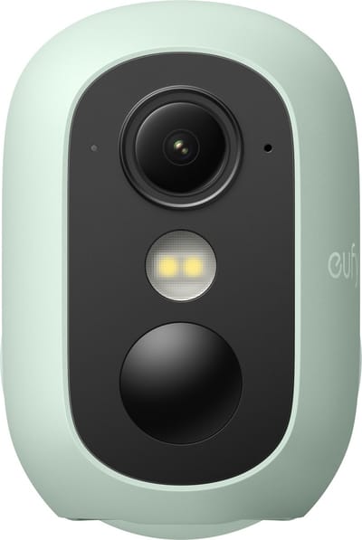 eufy Security eufyCam C35 - Groen - Draadloze Beveiligingscamera - Voor Buiten en Binnen - Magnetische Bevestiging - Kleurennachtzicht - Lokale Opslag - Geen Maandelijkse Kosten - IP67 - Gezichtsherkenning