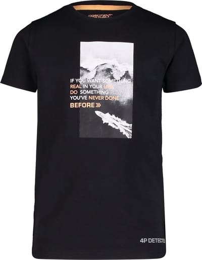 4PRESIDENT T-shirt jongens - Black - Maat 140