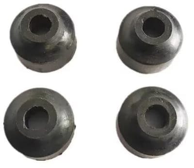 Generator Schokabsorberende Voet Pads - 4 Stuks Zwart Rubber
