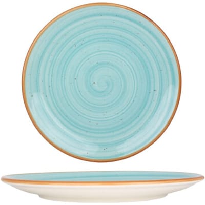 Bonna Dessertbord - Aqua - Porselein - 23 cm - set van 6