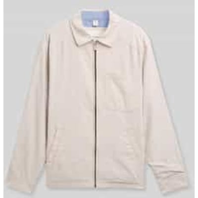 regular fit blouson van mix van linnen en katoen