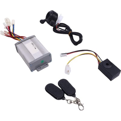 Contrôleur 24V 800W Poignée de changement de vitesse universelle Alarme antivol Télécommandes pour pour Vélos électriques gray