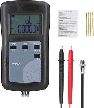 Batterij Tester - Weerstand Meter - Batterij Beheer - Nauwkeurige Meting - 16 x 12 x 6 cm - Zoals Afgebeeld