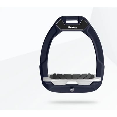 Veiligheidsjinxen voor het paardrijden Geclineerd Grip Aluminium/Grijs/Wit Flex-On Safe-On