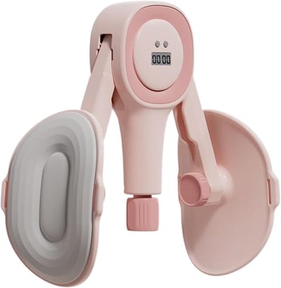 Bekkenbodemtrainer - Dijbeentrainer Digitale Meter - Spierversterking Thuis - Voortgangscontrole - 25 x 16 x 12 cm - Roze