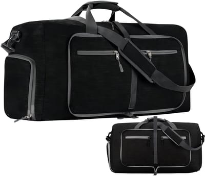 MTTproducts- Opvouwbare Reistas Waterdicht - Sporttas - Schoenenvak - Lichtgewicht - 63 x 29 x 35 cm - Antifouling Materiaal