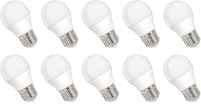 Spectrum LED Kogellamp E27 4W - 230V - 340 Lumen - 6000K Koud wit - Helder daglicht - Energiezuinig - 10 stuks