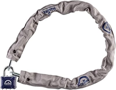 Ketting Slot - Veiligheidsketting - Fiets Beveiligen - Verstevigde Schakels - 90 cm - Zwart