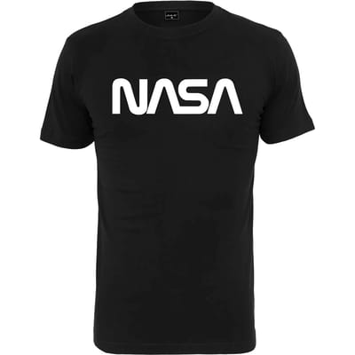 Mister Tee NASA - NASA Worm Heren T-shirt - M - Zwart