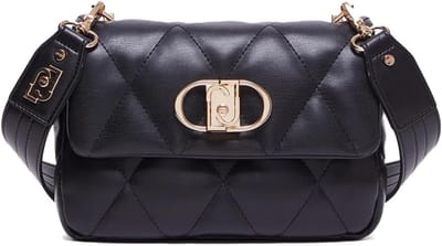 Dames Handtas - Schoudertas Crossbody - Dagelijks Gebruik - Veelzijdig Interieur - 24 cm Breed - Zwart