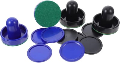 Air Hockey Pucks - Pushers Set - Tafelspel Accessoires - Duurzaam Plastic - 2 Sets - Diverse Kleuren