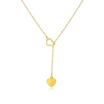 Sorprese Ketting - Love - Goudkleurig - Ketting Dames - 35 cm - Cadeau - Model W
