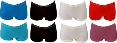 Sweet Angel dames boxershorts met strass-steentjes 8pack (one size)