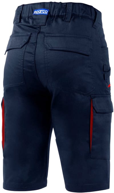 Sparco Werkbermuda Hawaii Werkbroek - Marineblauw/Zwart — XXL